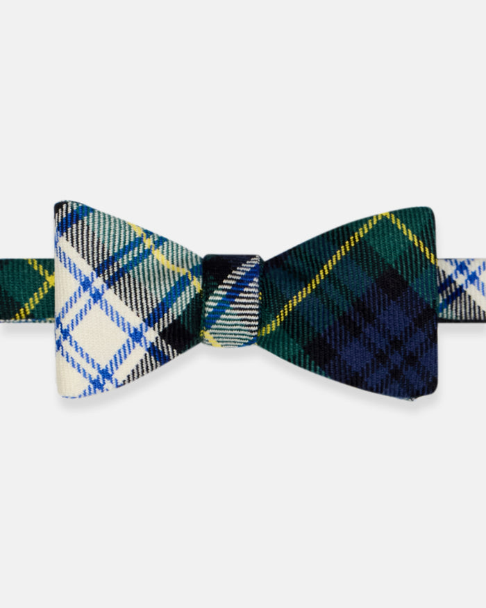 Made-in-UK Dress Gordon Tartan Wool Bow Tie