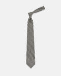 Made-in-UK Houndstooth Check Wool Tie
