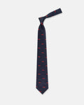 Made-in-UK Navy Car Club Tie
