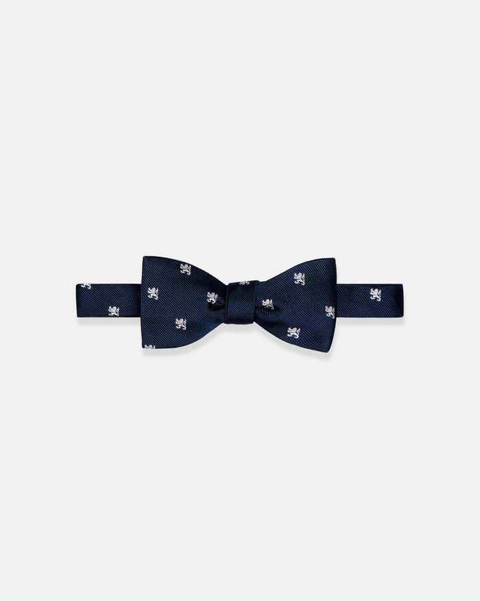 Made-in-UK Navy Lion Rampant Club Bow Tie