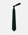 Made-in-UK Solid Green Grenadine Tie