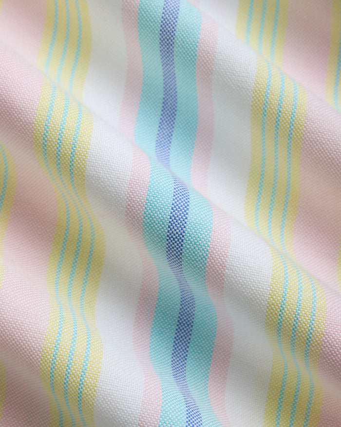 Made-in-USA Awning Stripe Oxford Cloth Sport Shirt - Classic Fit