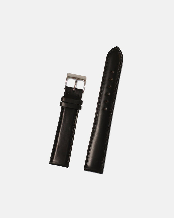 Made-in-USA Black Shell Cordovan Watch Strap