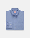 Made-in-USA Blue End-On-End Button Down Shirt - Classic Fit