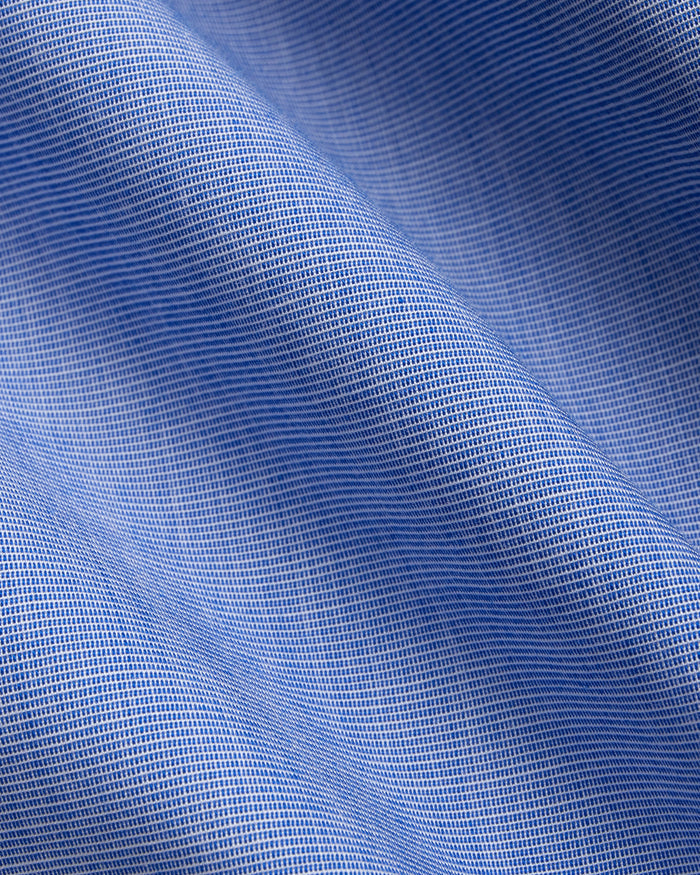 Made-in-USA Blue End-On-End Button Down Shirt - Classic Fit