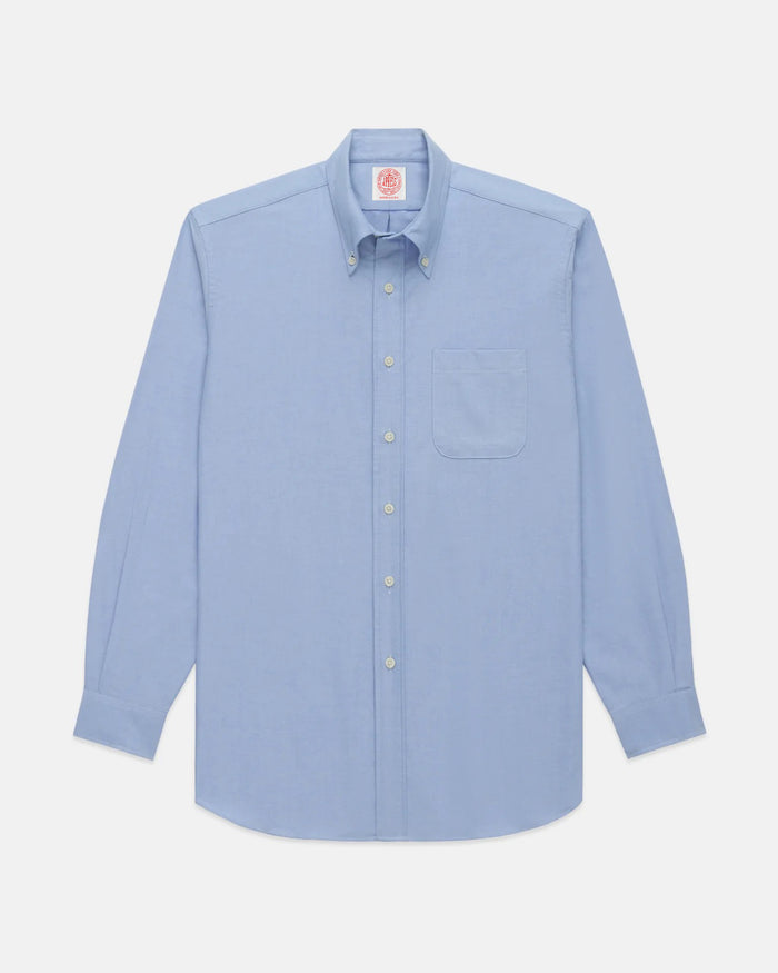 Made-in-USA Blue Oxford Cloth Button Down Shirt  - Regular Fit