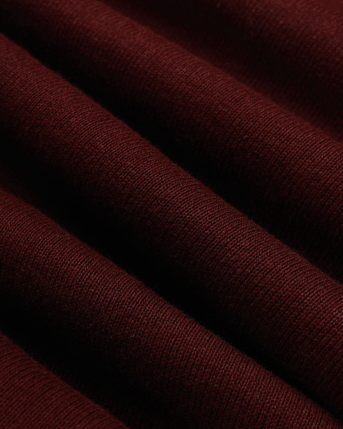 Made-in-USA Burgundy Heavyweight Hoodie