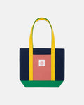 Made-in-USA Color Block Canvas Tote Bag