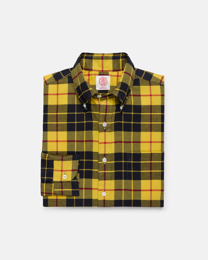 Made-in-USA Dress MacLeod Tartan Flannel Sport Shirt - Classic Fit