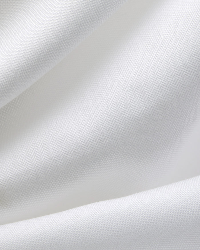 Made-in-USA Flap Pocket White Oxford Cloth Button Down Shirt - Classic Fit