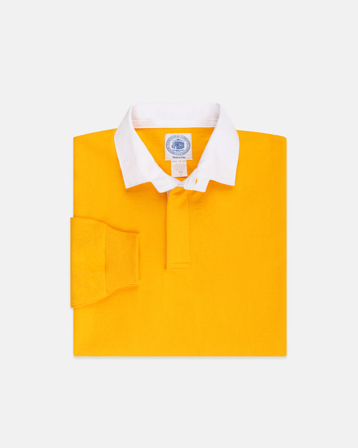 Made-in-USA Gold Cotton Rugby