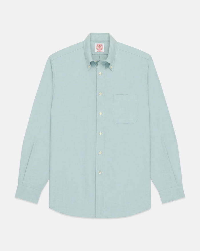 Made-in-USA Green Oxford Cloth Button Down Shirt  - Classic Fit