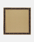 Made-in-USA Light Yellow Pine Silk Pocket Square