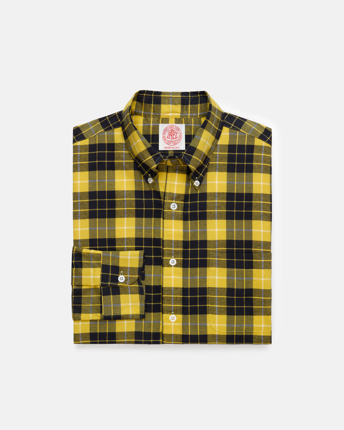 Made-in-USA MacLeod Dress Variant Tartan Flannel Sport Shirt - Classic Fit