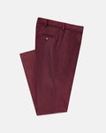Made-in-USA Maroon Wide Wale Corduroy Pant