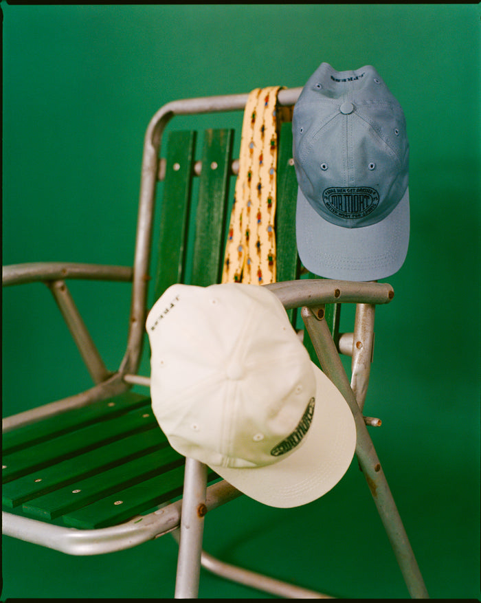Made-in-USA Mister Mort Blue Dad Hat