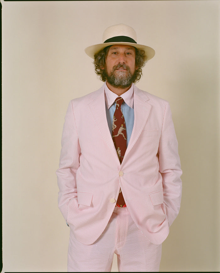Made-in-USA Mister Mort Burgundy Tennis Tie