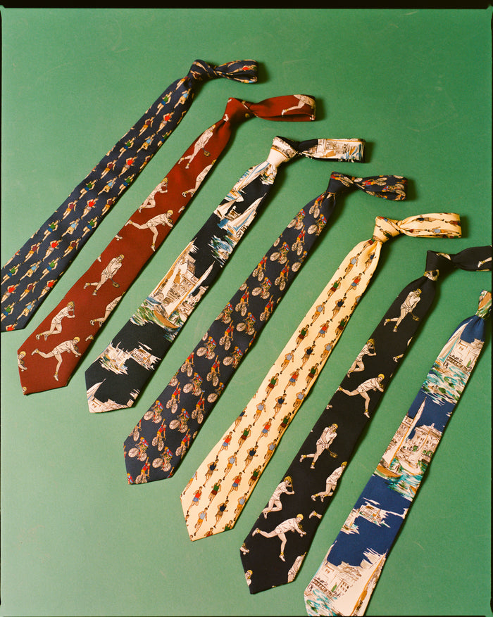 Made-in-USA Mister Mort Navy Sailing Tie