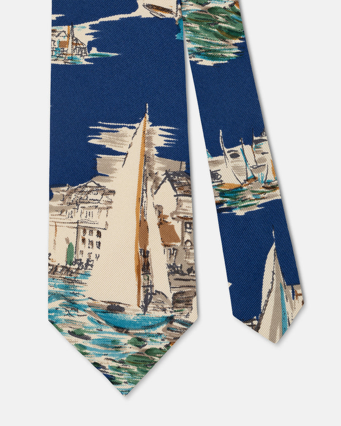 Made-in-USA Mister Mort Royal Sailing Tie