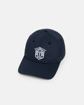 Made-in-USA Navy J. Press Shield Dad Hat