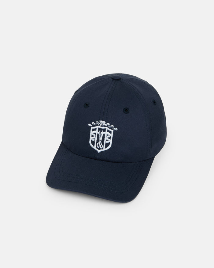Made-in-USA Navy J. Press Shield Dad Hat