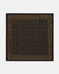 Made-in-USA Navy Pine Silk Pocket Square