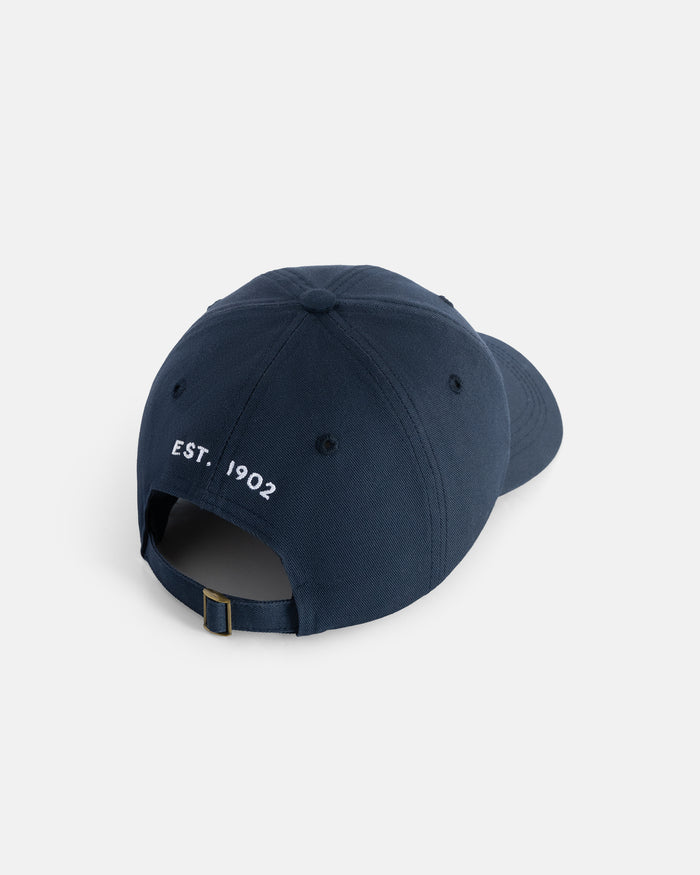 Made-in-USA Navy Skull & Bones Embroidered Dad Hat