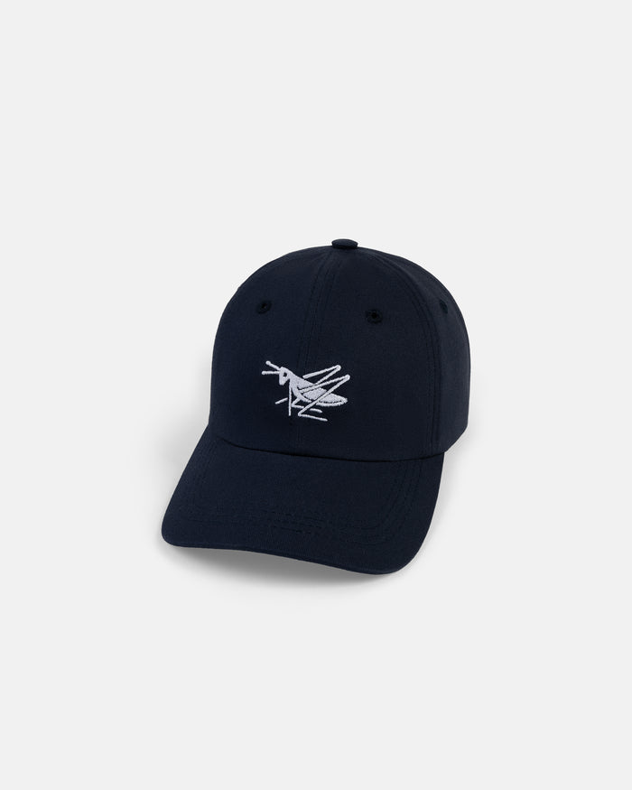 Made-in-USA Navy & White Grasshopper Club Dad Hat