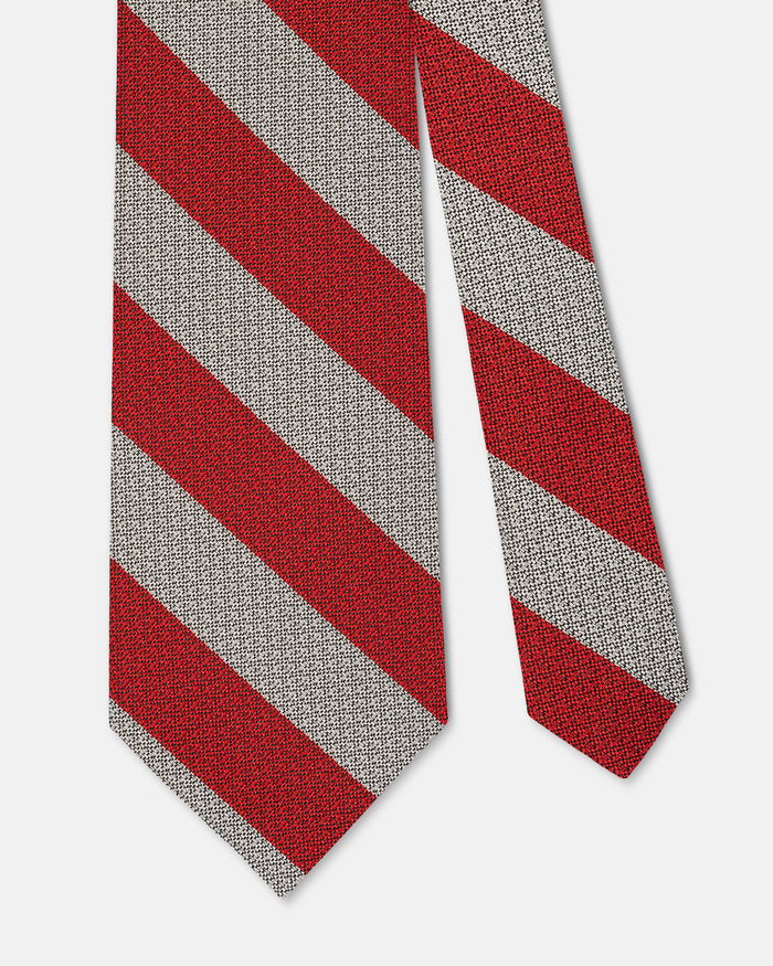Made-in-USA Old Fettes Loretto Non-Crease Silk Tie