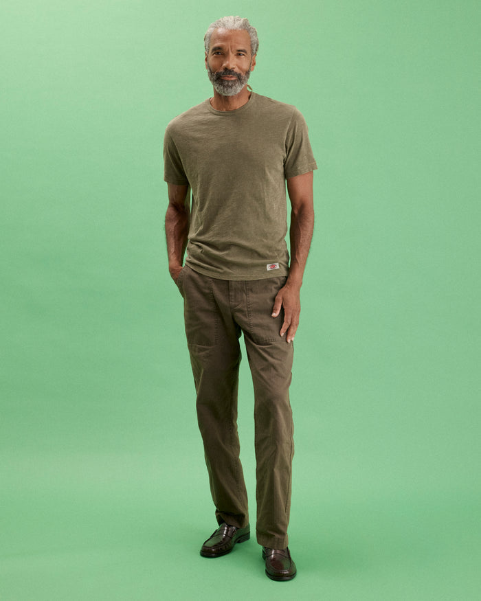Made-in-USA Olive Grey T-Shirt