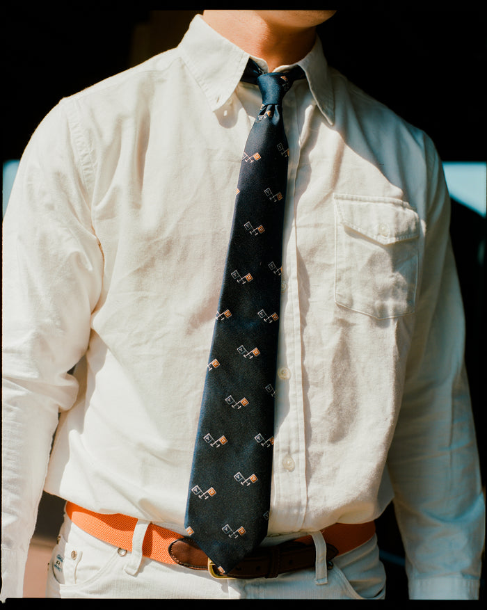 Made-in-USA Orange Belgian Stretch Surcingle Belt