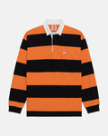 Made-in-USA Orange Guard Stripe J. Press Seal Cotton Rugby