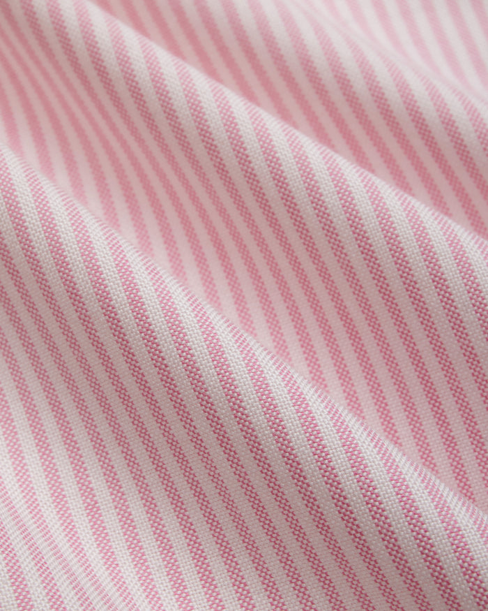 Made-in-USA Pink University Stripe Oxford Cloth Shirt  - Classic Fit