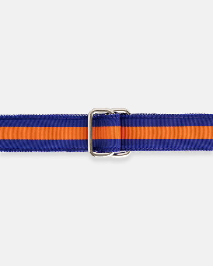 Made-in-USA Purple & Orange Grosgrain Ribbon Belt