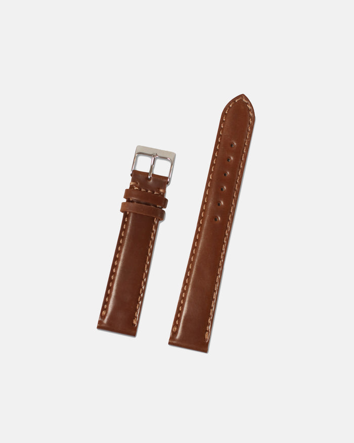 Made-in-USA Ravello Shell Cordovan  Watch Strap