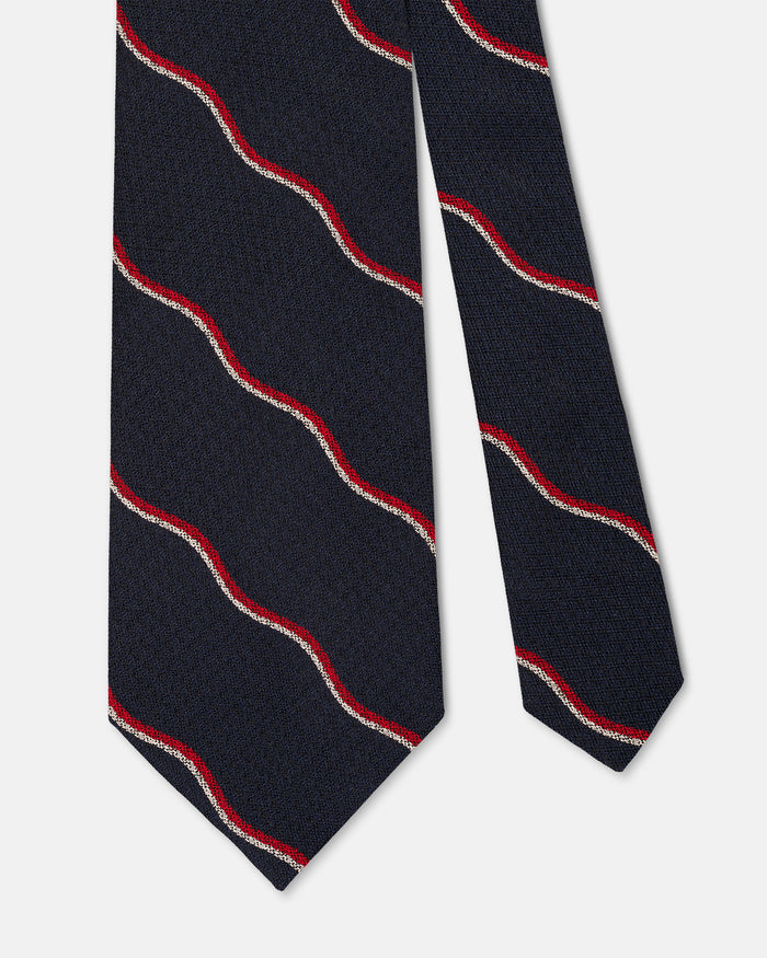 Made-in-USA Royal Navy Volunteer Reserve Non-Crease Silk Tie