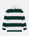 Made-in-USA Take Ivy Green Guard Stripe Cotton Rugby