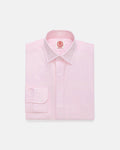 Made-in-USA Thomas Mason Pink Spread Collar Dress Shirt - Classic Fit