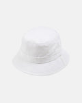 Made-in-USA White Cotton Bucket Hat