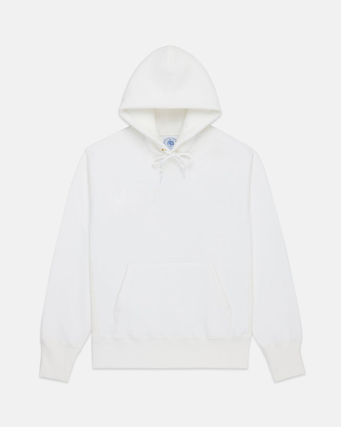 Made-in-USA White Heavyweight Hoodie