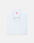 Made-in-USA White Oxford Cloth Short Sleeve Sport Shirt - Classic Fit