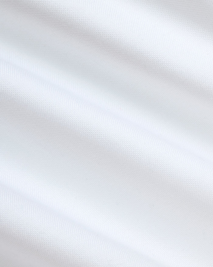 Made-in-USA White Oxford Cloth Short Sleeve Sport Shirt - Classic Fit