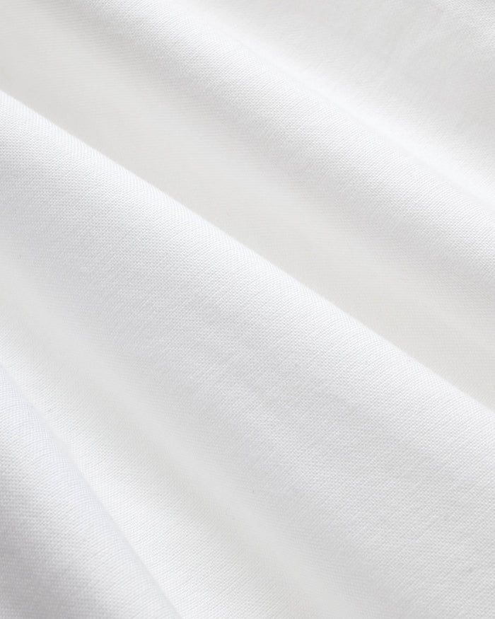 Made-in-USA White Oxford Club Collar Dress Shirt - Classic Fit