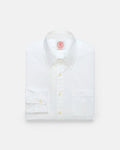Made-in-USA White Pinpoint Oxford Point Collar Shirt - Classic Fit
