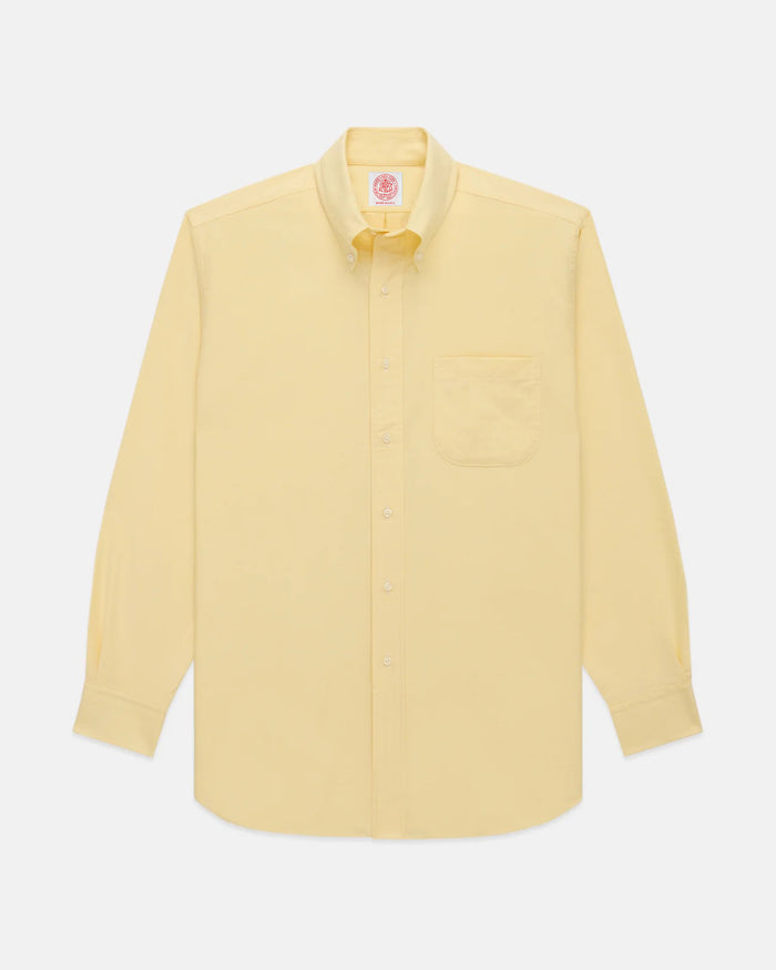 Made-in-USA Yellow Oxford Cloth Button Down Shirt  - Classic Fit