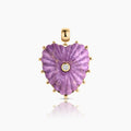 Malene Purple Mica Heart Bail