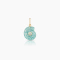 Nautilus Amazonite Spiral Shell