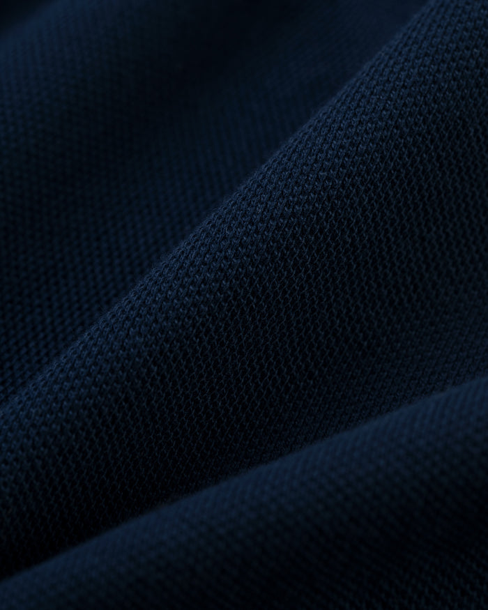 Navy Ivy Guy Cotton Pique Polo