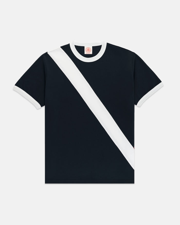 Navy Sash Rowing T-Shirt
