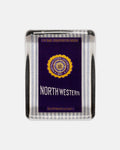 Northwestern University Silk Paperweight